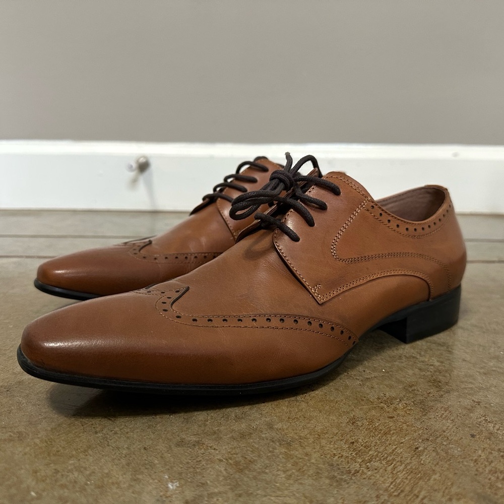 Jones Bootmaker Elegant Brown Leather Men's Oxfords